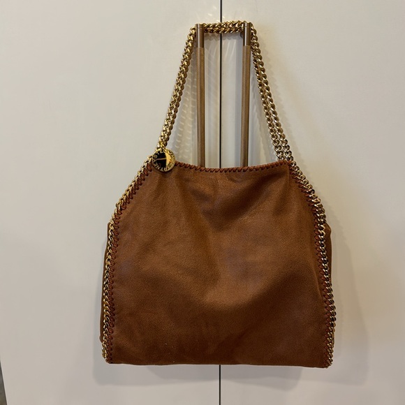 Stella Mccartbey Small Tote Eco Shaggy Deer W/ Gold Color Chain - Picture 13 of 14